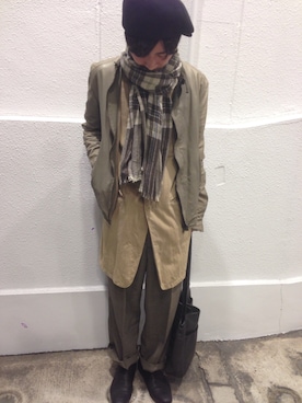 「DRIES VAN NOTEN（ドリスヴァンノッテン）のアイテム（ブーツ）」を使った、supi.さん（メンズ・166cm）の春コーディネート