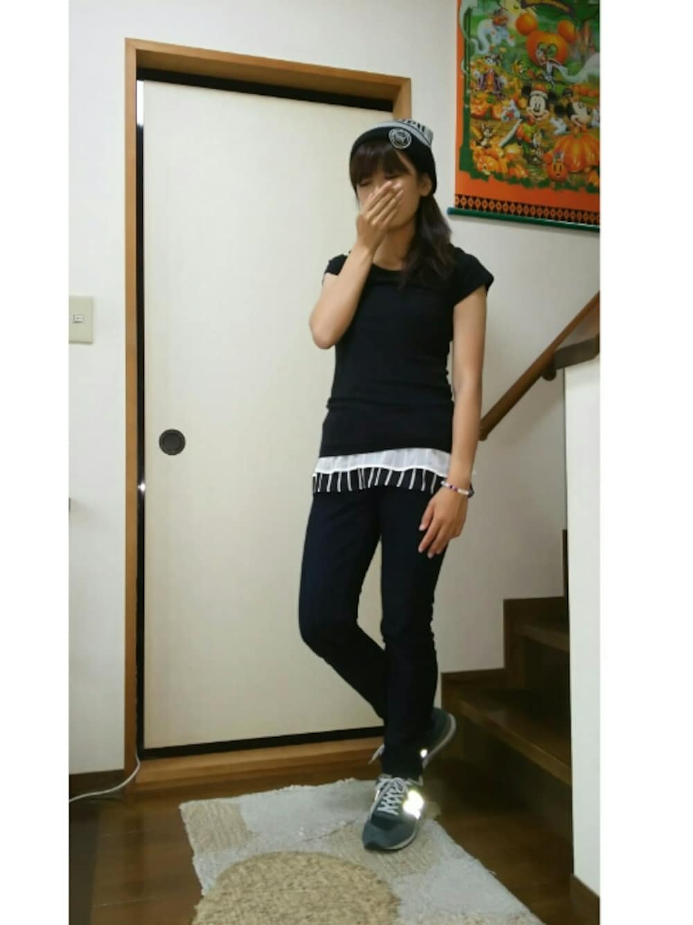 ホワイト系のTシャツ/カットソー、その他のその他、その他のその他を着用したレディースの夏コーディネートの1枚目の写真