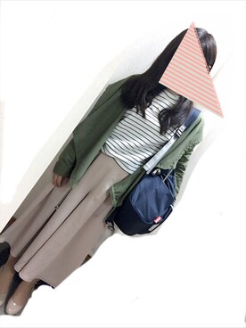 「passage mignon/flaneur（パサージュミニョンフラヌール）のアイテム（シューズ）」を使った、Lu %さん（レディース・159cm）の春コーディネート