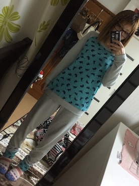 「une nana cool（ウンナナクール）のアイテム」を使った、☺︎723さん（レディース・156cm）の冬コーディネート