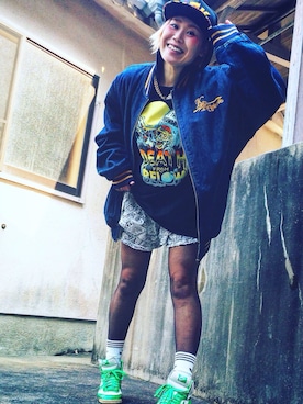 「DGK（ディージーケー）のアイテム（帽子）」を使った、★AYAMAAAN★さん（レディース・166cm）の冬コーディネート