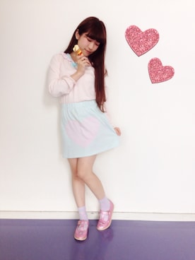 「Nile PERCH（ナイルパーチ）のアイテム（スカート）」を使った、弥生さん（レディース・153cm）の秋コーディネート