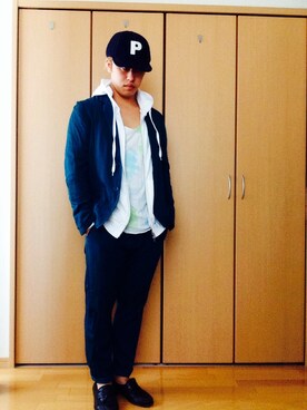 TAKUMAさん（メンズ・167cm）の春コーディネート