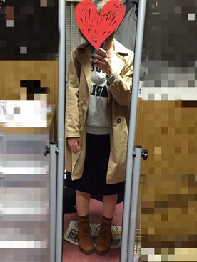 「cepo.」｜「アイテム（トレンチコート）」を使った、THUさん（レディース・156cm）の春コーディネート