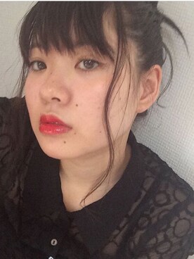 「dudeharajukuのアイテム（シャツ/ブラウス、ブラック系）」を使った、Nagisa Saitoさん（レディース・160cm）の秋コーディネート