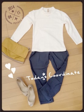 「Marc by Marc Jacobs（マークバイマークジェイコブス）のアイテム（アクセサリー）」を使った、YUMIZ*☻さん（レディース・167cm）の春コーディネート
