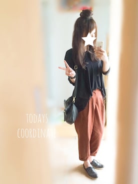 「アイテム（ピアス（両耳用））」を使った、kananaさん（レディース・161cm・30代）の秋コーディネート