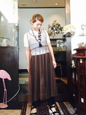 Kyoko Teshimaさんのコーディネート