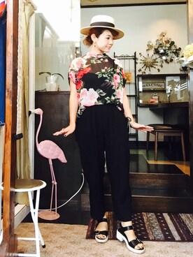 Kyoko Teshimaさんのコーディネート