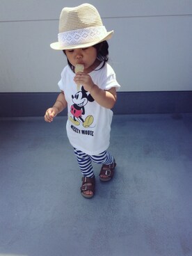 「UNIQLOコーデ」｜☀︎hana☀︎さん（キッズ・80cm）の夏コーディネート
