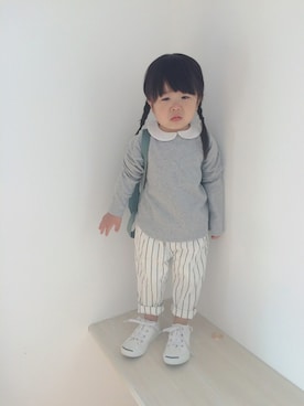 「泣き顔」｜☀︎hana☀︎さん（キッズ・90cm）の春コーディネート