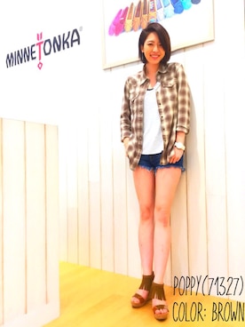 MINNETONKASTORE町田東急ツインズさん（レディース・164cm）の春コーディネート