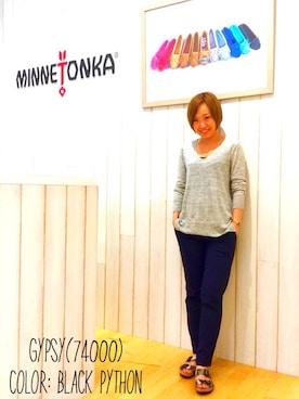 「minnetonka」｜MINNETONKASTORE町田東急ツインズさん（レディース・154cm）の春コーディネート