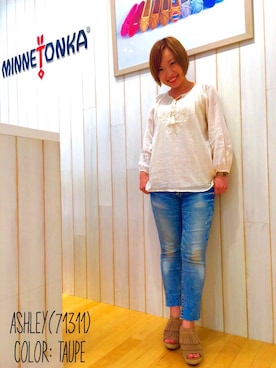 MINNETONKASTORE町田東急ツインズさん（レディース・164cm）の春コーディネート