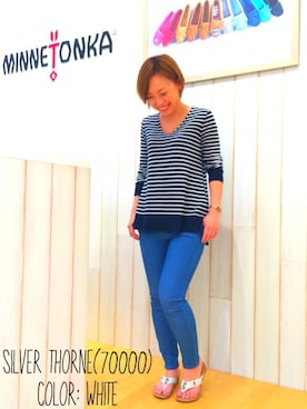 MINNETONKASTORE町田東急ツインズさん(レディース・164cm)の春コーディネート