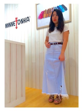 「ネイティブ柄」｜MINNETONKASTORE町田東急ツインズさん（レディース・164cm）の夏コーディネート