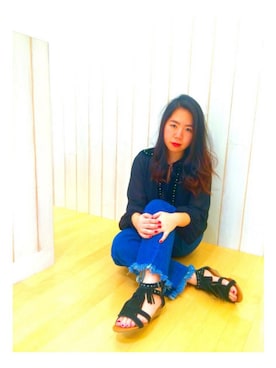 「Minnetonka（ミネトンカ）のアイテム」を使った、MINNETONKASTORE町田東急ツインズさん（レディース・164cm）の夏コーディネート