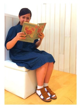 「Minnetonka（ミネトンカ）のアイテム」を使った、MINNETONKASTORE町田東急ツインズさん（レディース・164cm）の夏コーディネート