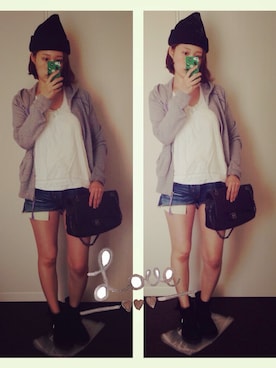 「chanel」｜「アイテム（ニットキャップ/ビーニー）」を使った、YOOKさん（レディース・162cm）の春コーディネート