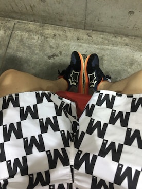 「M（エム）のアイテム（パンツ）」を使った、yasuさん（メンズ・165cm）の夏コーディネート