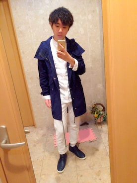 「tk.TAKEO KIKUCHI（ティーケータケオキクチ）のアイテム（その他）」を使った、ほーりーさん（メンズ・173cm）の春コーディネート