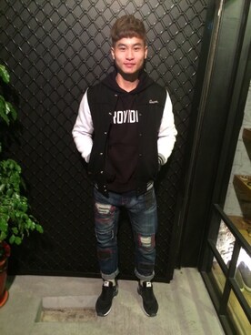 「survival（survival）のアイテム」を使った、傳智さん（メンズ・173cm）の冬コーディネート