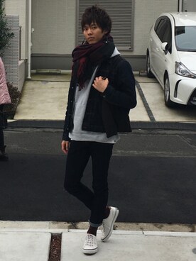 「BACK NUMBER（バックナンバー）のアイテム（デニムジャケット）」を使った、K.Tさん（メンズ・178cm）の秋コーディネート
