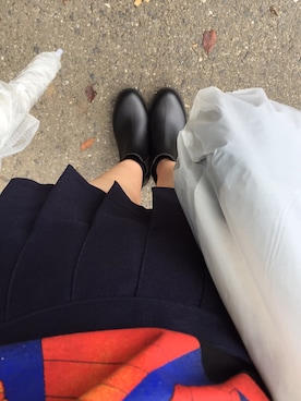 「アイテム（レインシューズ）」を使った、shukaさん（レディース・155cm・10代）の夏コーディネート