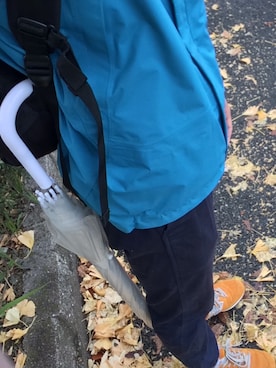 「アイテム（マウンテンパーカー、ブルー系）」を使った、73さん（メンズ・176cm）の冬コーディネート