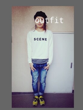 kazuさん（レディース・158cm）の冬コーディネート