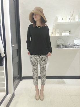 「FIGARO Paris（フィガロパリ）のアイテム（帽子）」を使った、yukiさん（レディース・163cm）の春コーディネート