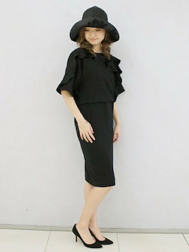 「FIGARO Paris（フィガロパリ）のアイテム（帽子）」を使った、yukiさん（レディース・160cm）の春コーディネート