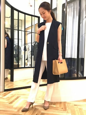 「FIGARO Paris（フィガロパリ）のアイテム」を使った、yukiさん（レディース・160cm）の春コーディネート