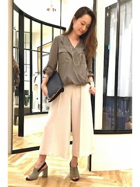 「FIGARO Paris（フィガロパリ）のアイテム（アクセサリー）」を使った、yukiさん（レディース・160cm）の夏コーディネート