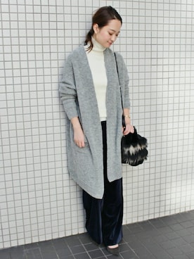 「FIGARO Paris（フィガロパリ）のアイテム」を使った、yukiさん（レディース・160cm）の秋コーディネート