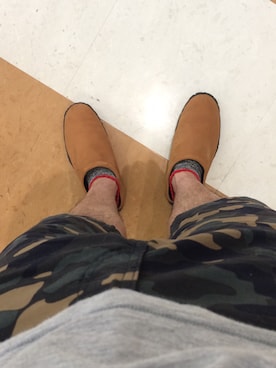 「エアモック」｜100百式さん（メンズ・165cm）の春コーディネート