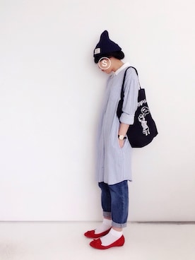 「Luca Grossi（ルーカグロッシ）のアイテム（パンプス）」を使った、SACHIさん（レディース・150cm）の夏コーディネート