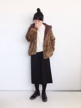 「enchanted prima（エンチャンテッドプリマ）のアイテム」を使った、SACHIさん（レディース・150cm）の冬コーディネート