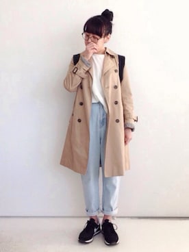 「Y'SACCS（イザック）のアイテム」を使った、SACHIさん（レディース・150cm）の春コーディネート