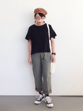 「ROYAL（ローヤル）のアイテム」を使った、SACHIさん（レディース・150cm）の夏コーディネート