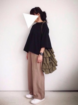 「casselini」｜「アイテム（その他）」を使った、SACHIさん（レディース・150cm）の秋コーディネート