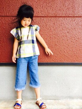 「CORVA（コルヴァ）のアイテム」を使った、KOHA&SORAさん（キッズ・110cm）の夏コーディネート