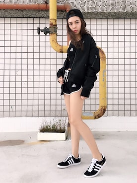 「REMIX（リミックス）のアイテム」を使った、Kuyu さん（レディース・160cm）の秋コーディネート