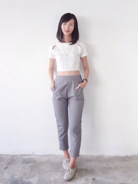 「wearsg」｜「アイテム（アナログ腕時計）」を使った、Brenda N.さん（レディース・163cm）の冬コーディネート