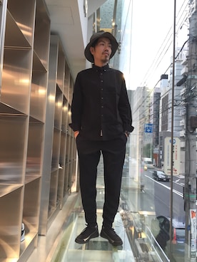 「TATRAS CONCEPT STORE（タトラスコンセプトストア）のアイテム」を使った、TAMさん（メンズ・179cm）の夏コーディネート