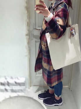 「dazzlin（ダズリン）のアイテム（チェスターコート）」を使った、°* Y u r i *°さん（レディース・155cm）の冬コーディネート