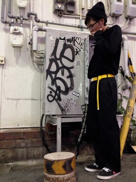 「さしいろ」｜「アイテム（アクセサリー）」を使った、DaiChiさん（メンズ・175cm）の秋コーディネート