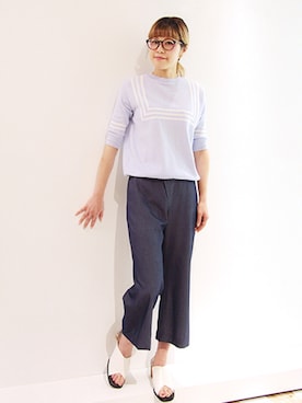 「OSMOSIS（オズモーシス）のアイテム（シューズ）」を使った、OSMOSISofficialさん（レディース・160cm）の夏コーディネート