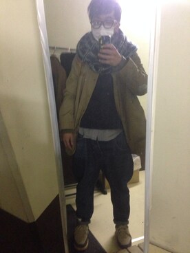 りょうさん（メンズ・171cm）の冬コーディネート