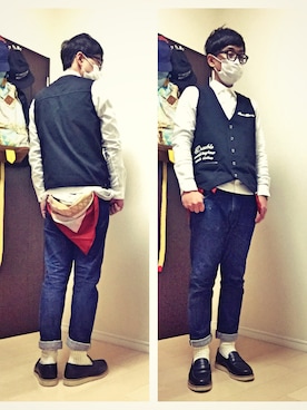 りょうさん（メンズ・171cm）の冬コーディネート